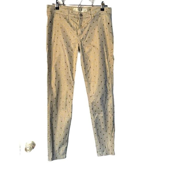 3/$25 ABERCROMBIE & FITCH Polka Dot Shimmery Skinny Jean.Size 30 - Picture 1 of 11